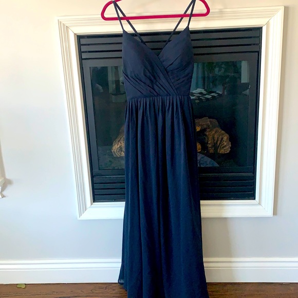 Dark navy bridesmaid dress - Babaroni, style Teagan - Picture 1 of 4